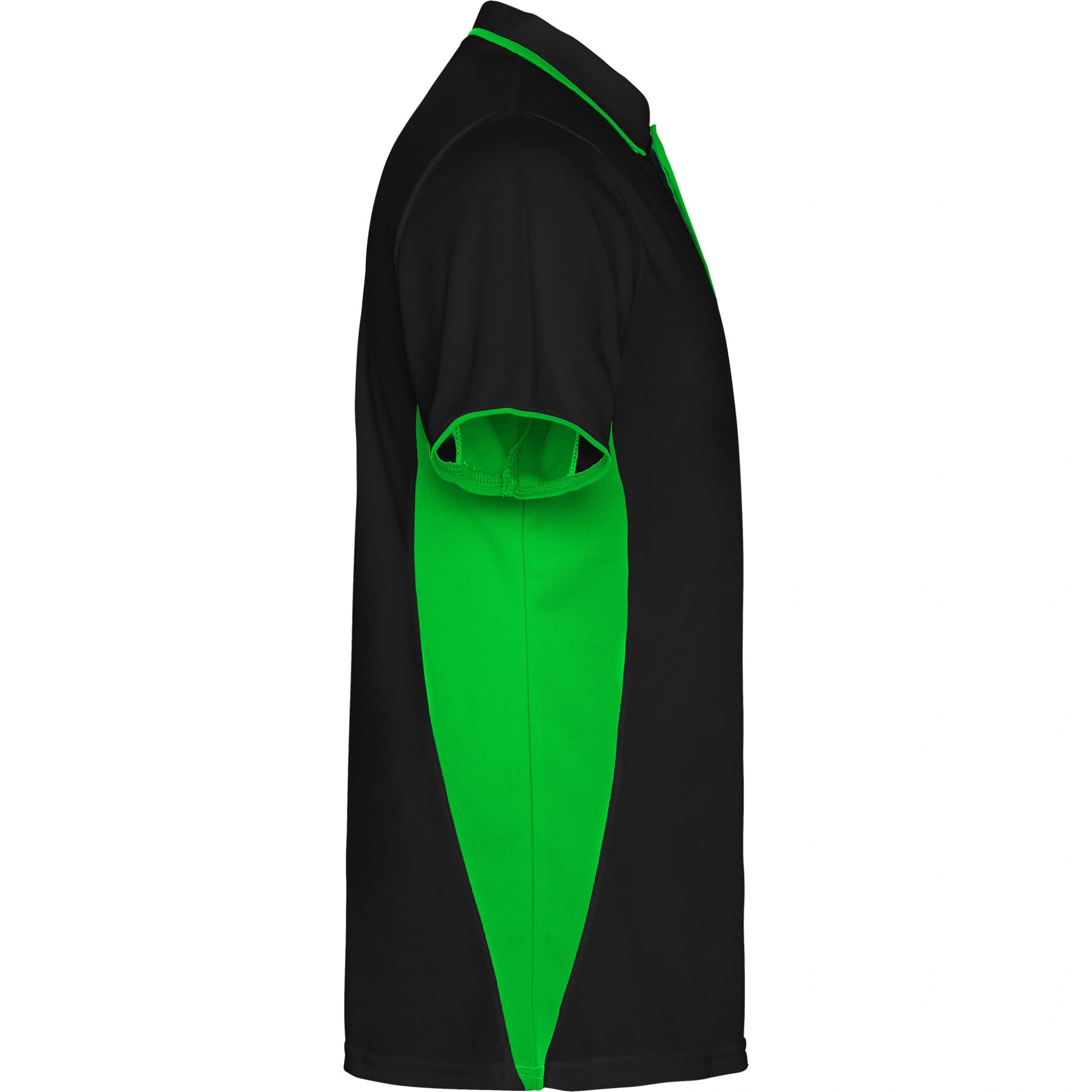 Polo Desportivo para Homem Pro Mont Preto e Verde Lima Polo Desportivo para Homem Pro Mont Preto e Verde Lima